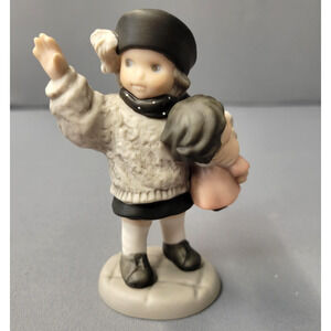 Vintage 1998 Enesco I Will Miss You Girl With Doll Figurine Bahner Studios